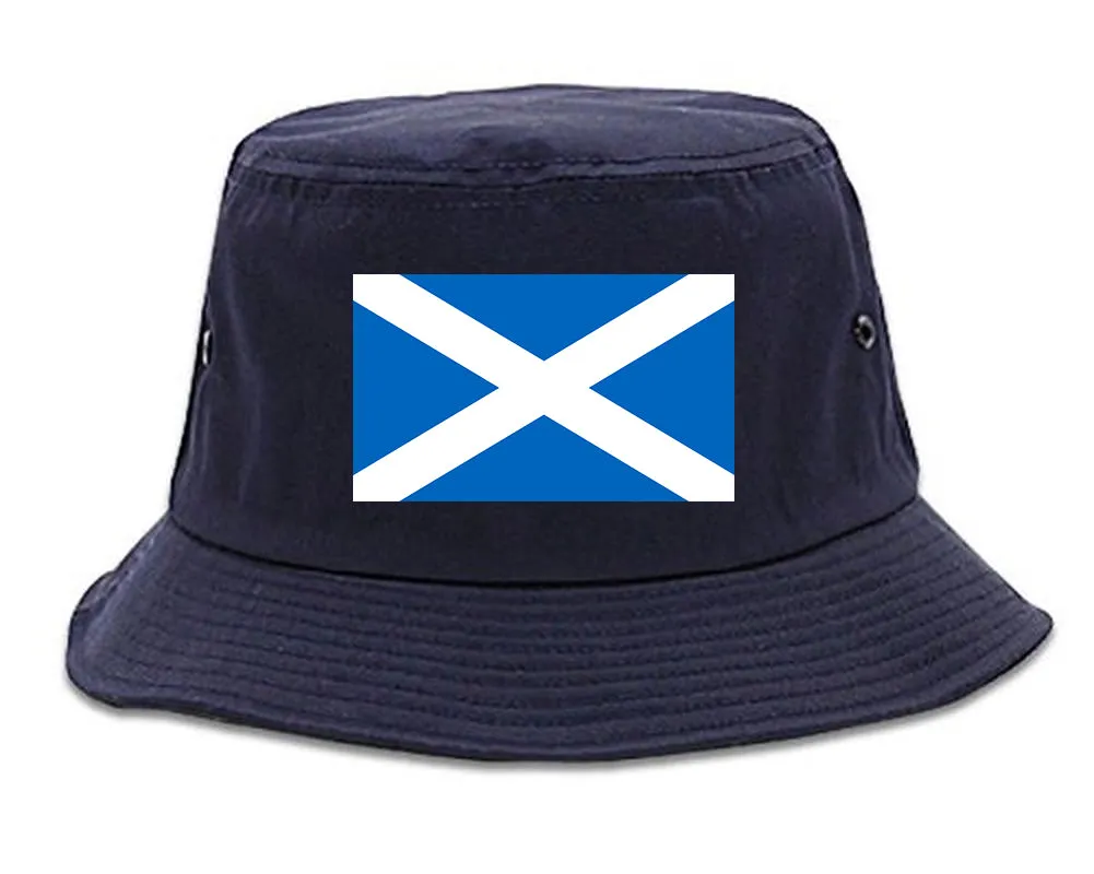 Scotland Flag Country Chest Mens Bucket Hat