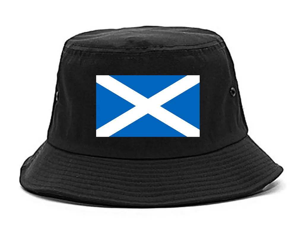 Scotland Flag Country Chest Mens Bucket Hat