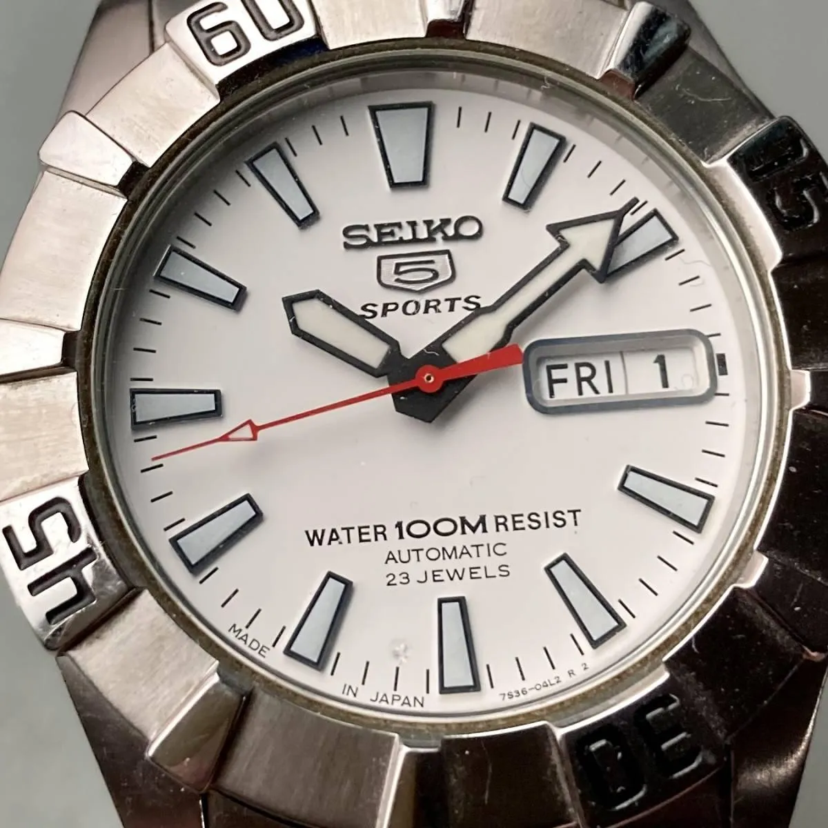 Seiko Watch Five Sports Automatic Men's Day Date 42mm Vintage Wristwatch Male