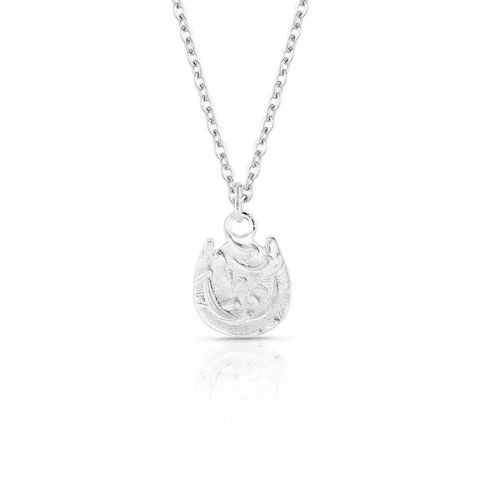 Set In Stone Gold & Turquoise Small Pendant Necklace