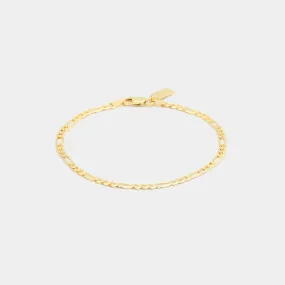 Sicilian Link Anklet in Gold