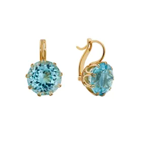 Small Crown Blue Topaz