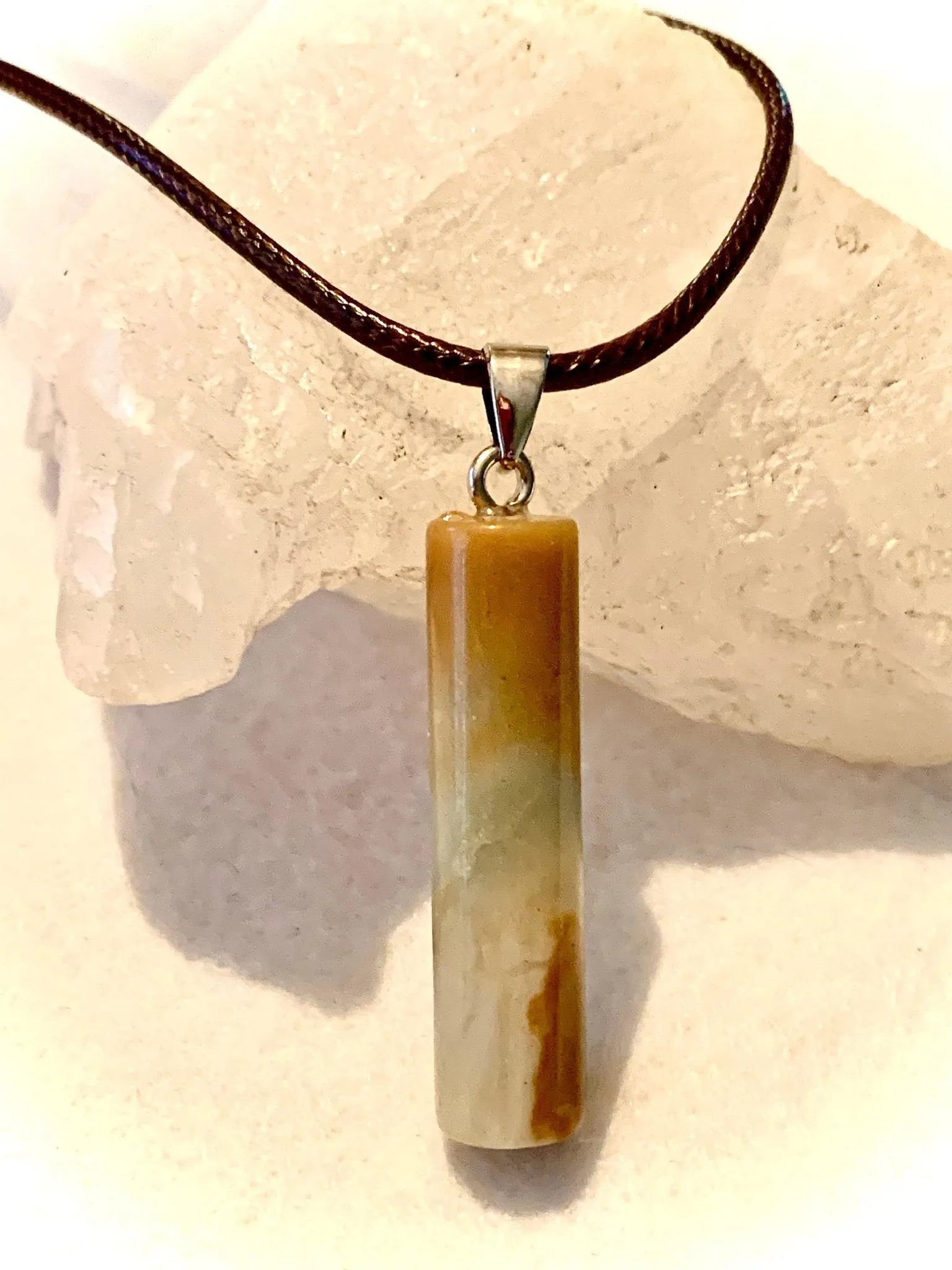 🔴SOLD🔴Cadmus Genuine Amazonite Pendant Necklace
