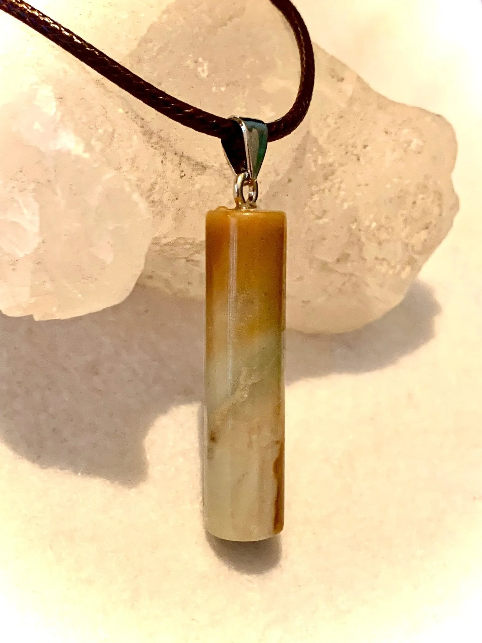 🔴SOLD🔴Cadmus Genuine Amazonite Pendant Necklace