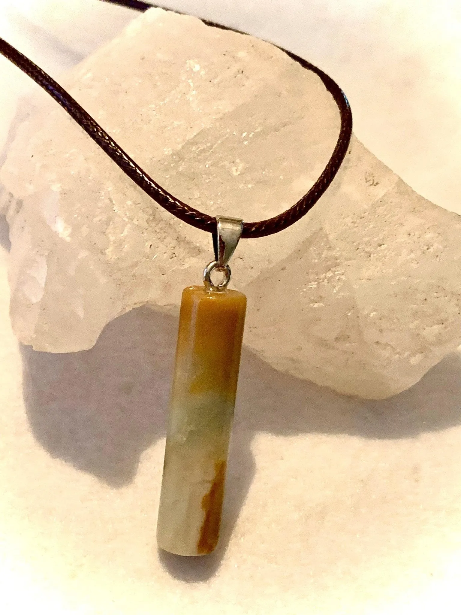 🔴SOLD🔴Cadmus Genuine Amazonite Pendant Necklace