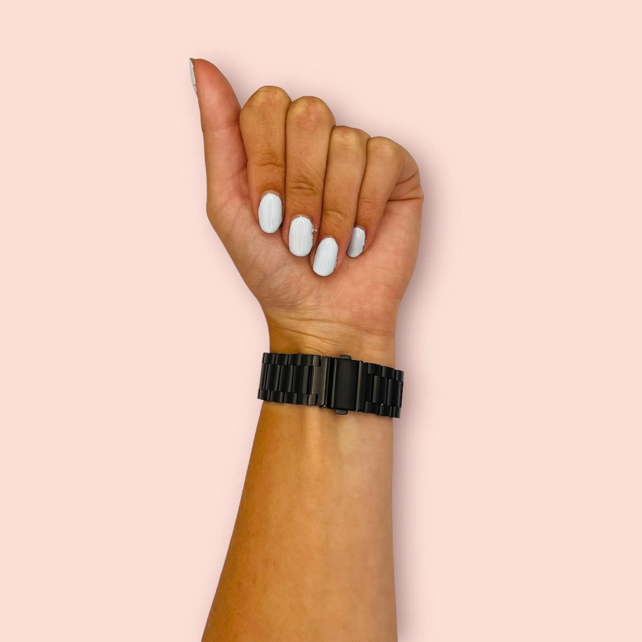 Stainless Steel Link Watch Strap Compatible with the Samsung Galaxy Watch 6 (40mm)