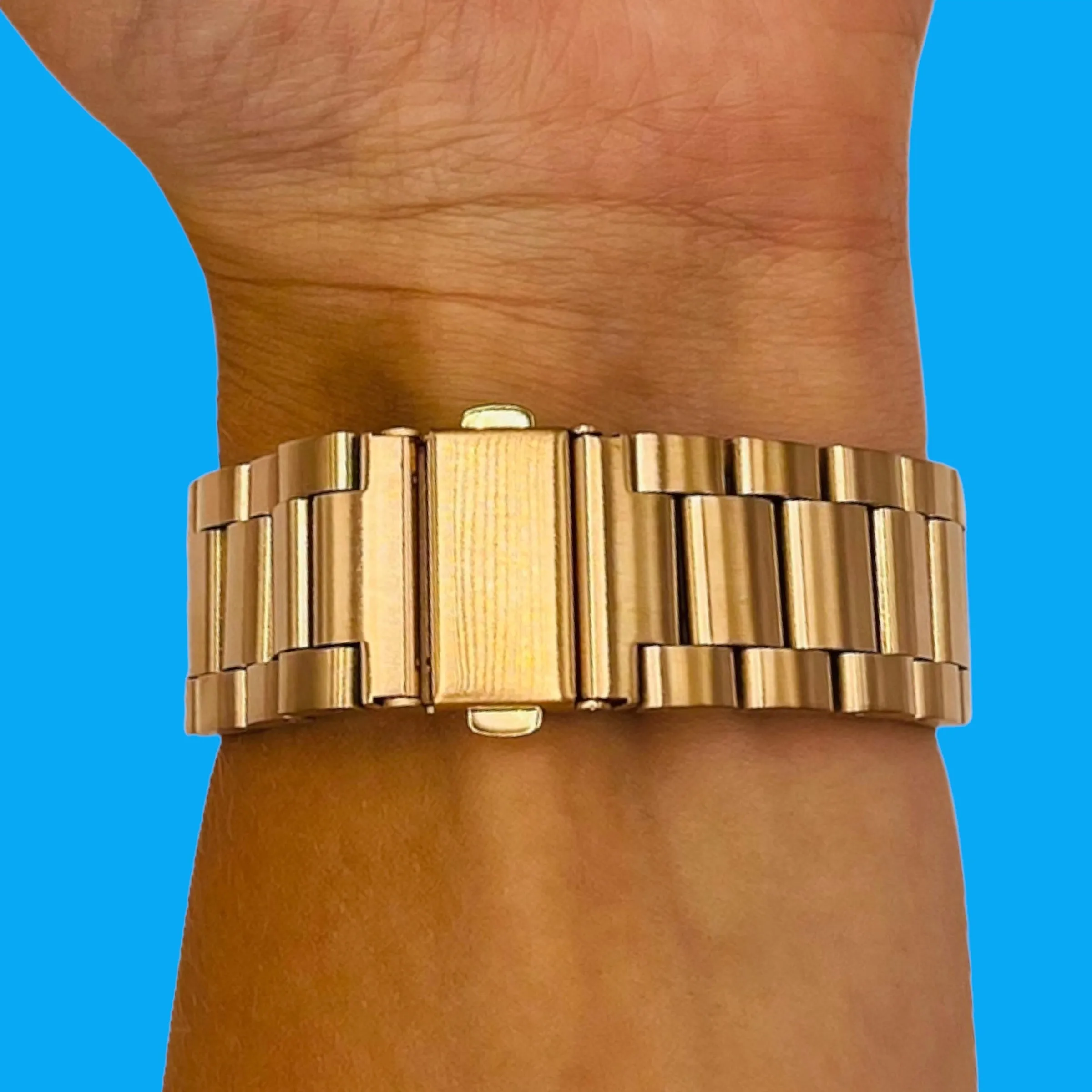 Stainless Steel Link Watch Strap Compatible with the Samsung Galaxy Watch 6 (40mm)