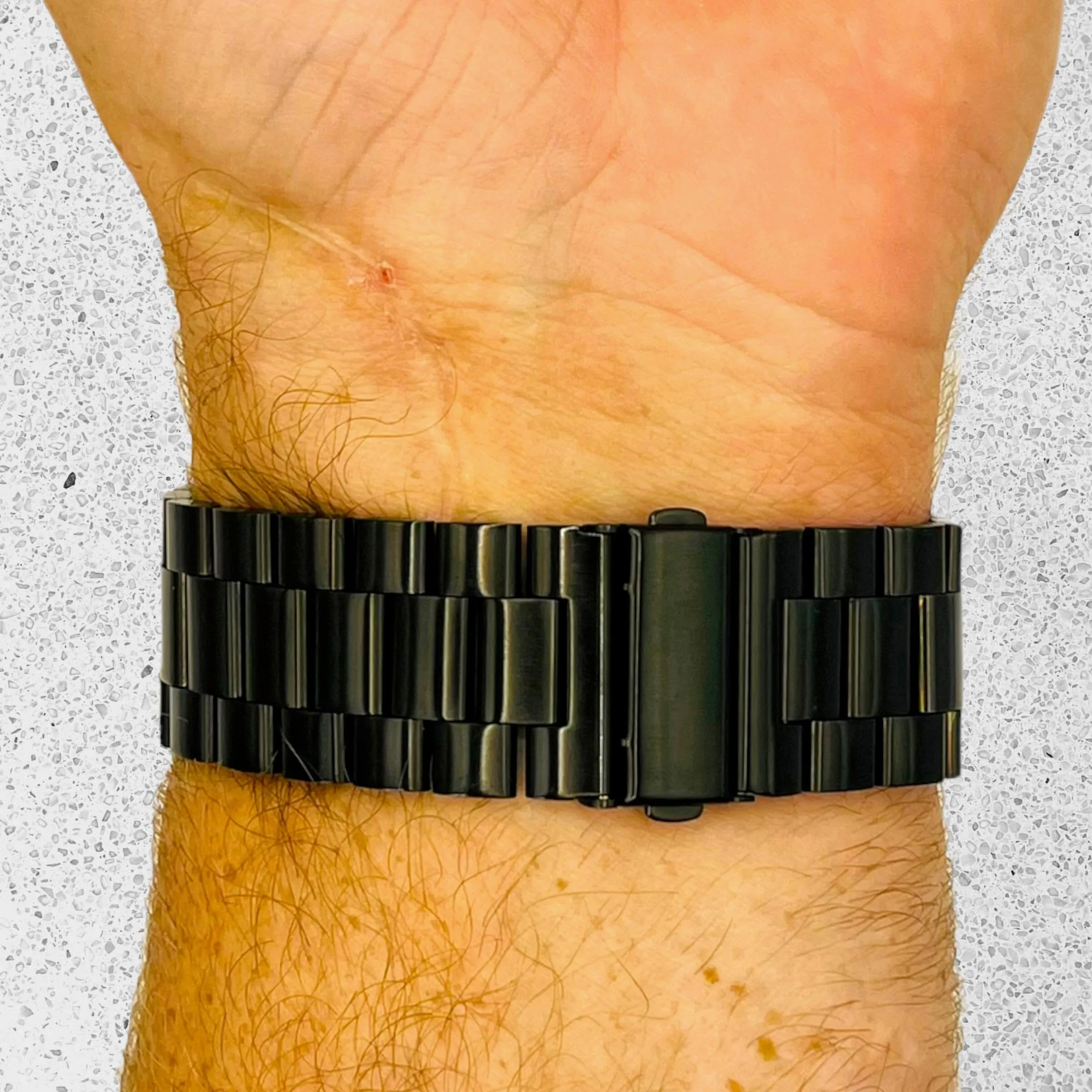 Stainless Steel Link Watch Strap Compatible with the Samsung Galaxy Watch 6 (40mm)