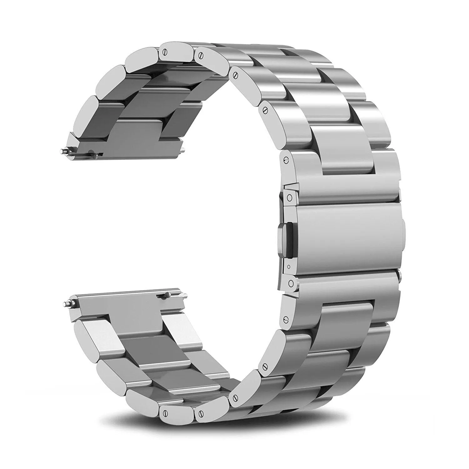 Stainless Steel Link Watch Strap Compatible with the Samsung Galaxy Watch 6 (40mm)