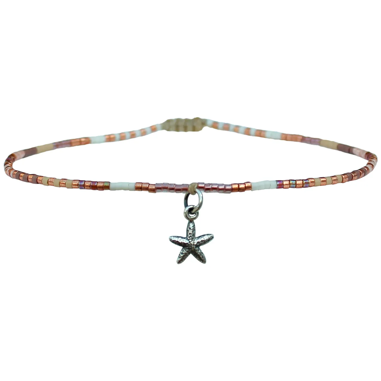 STAR FISH ANKLET BRACELET IN BRONZE TONES