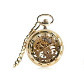 Steampunk Skeletonized Pocket Watch