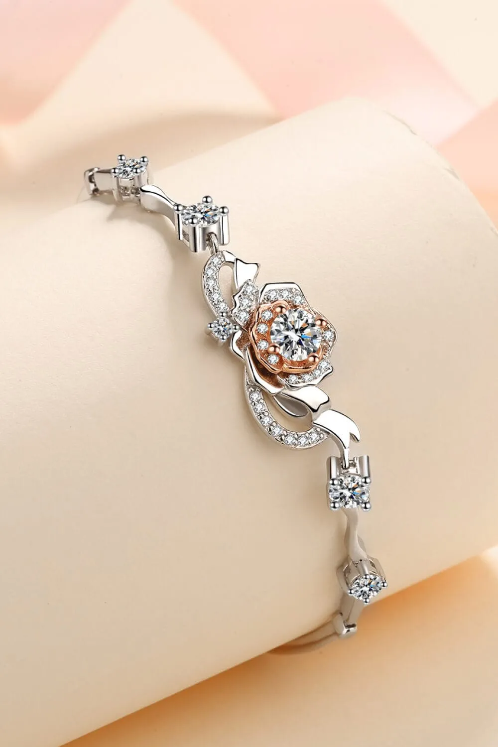 Sterling Silver Moissanite Bracelet