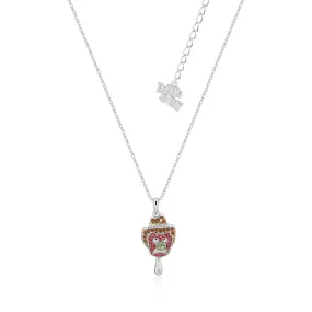 Streets Bubble O'Bill  White Gold Plated Crystal Pendant on 45 7cm Chain