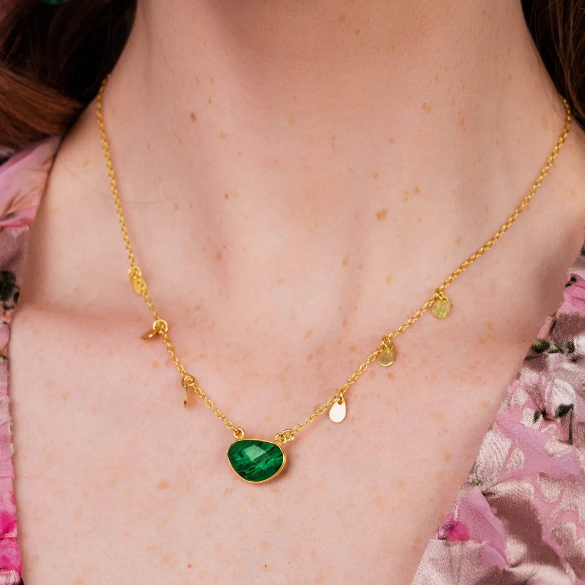 Summer Malachite Necklace
