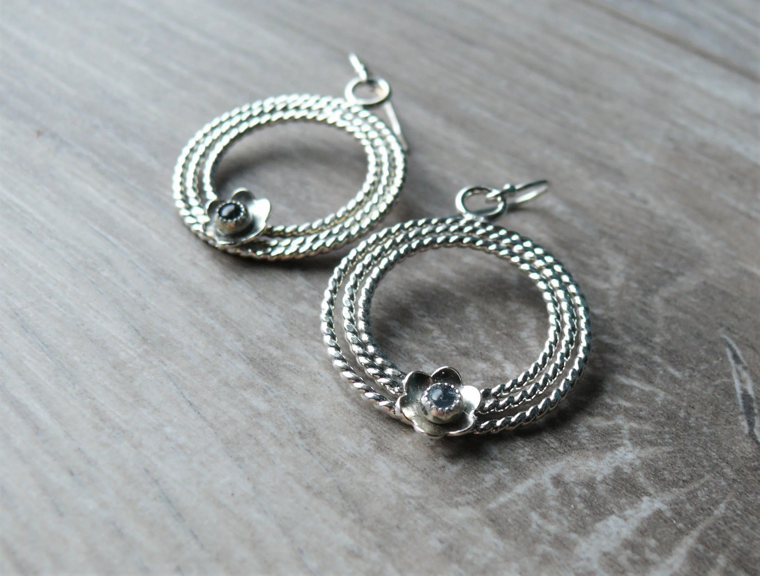 Swiss Blue Topaz Earrings • Sterling Silver