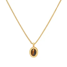Taika Tiger-Eye Necklace