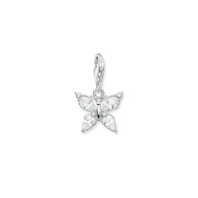 Thomas Sabo Sterling Silver Cubic Zirconia Butterfly Pendant