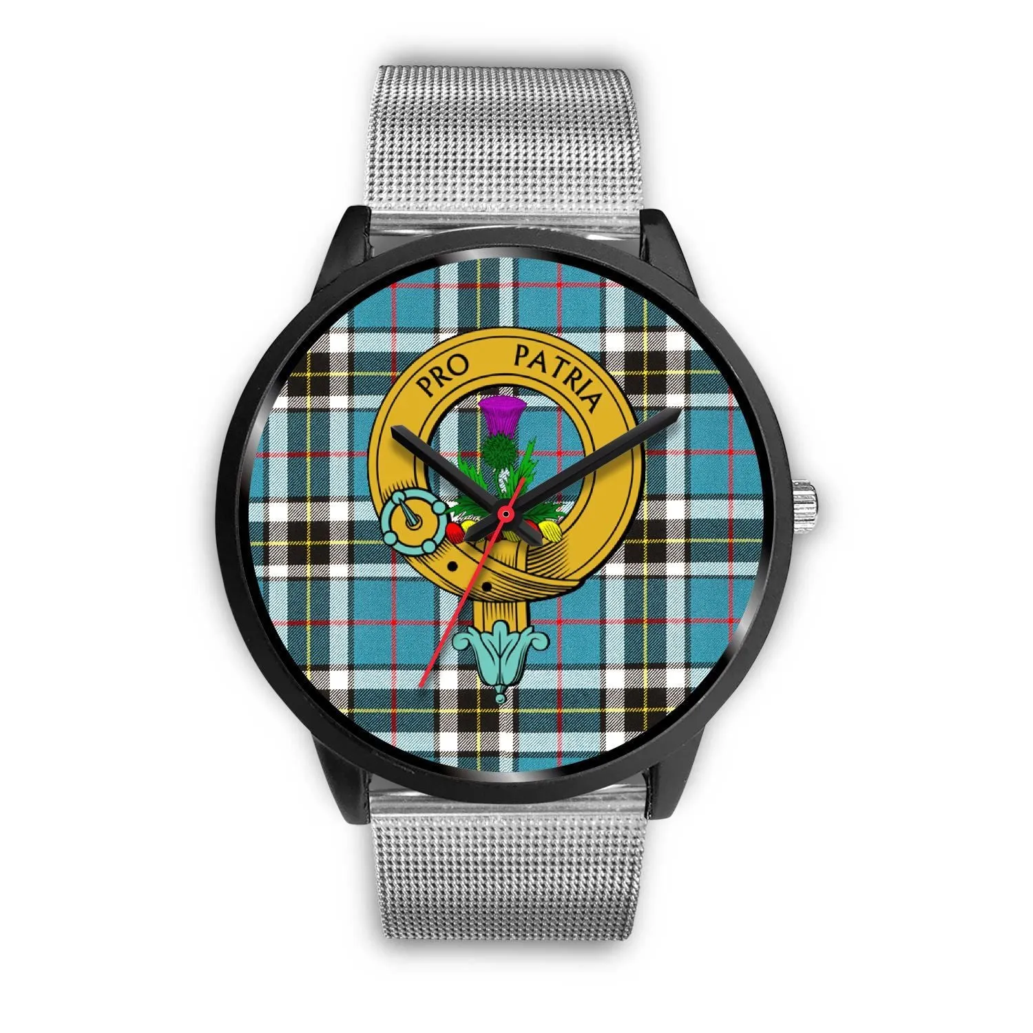 Thomson Clan Badge Tartan Black Watch
