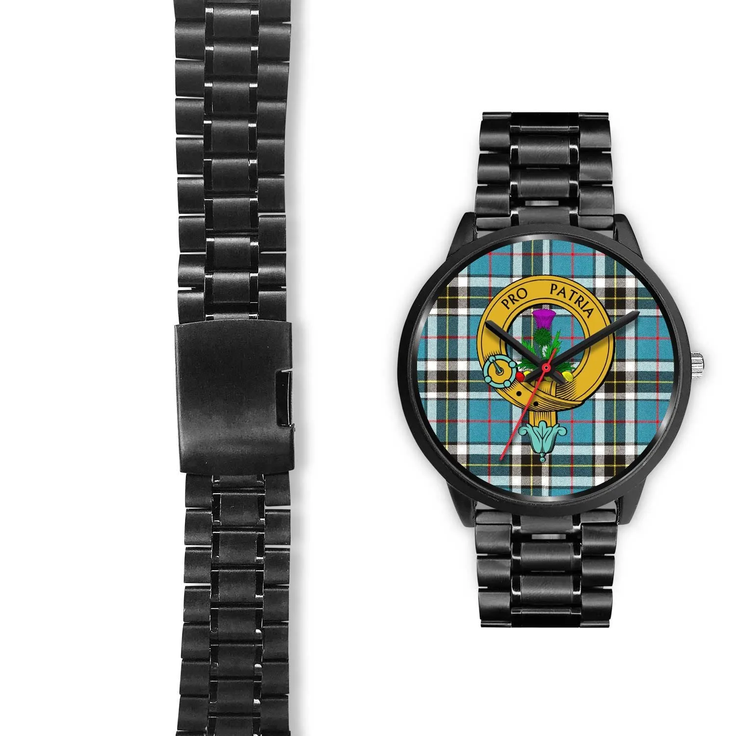 Thomson Clan Badge Tartan Black Watch