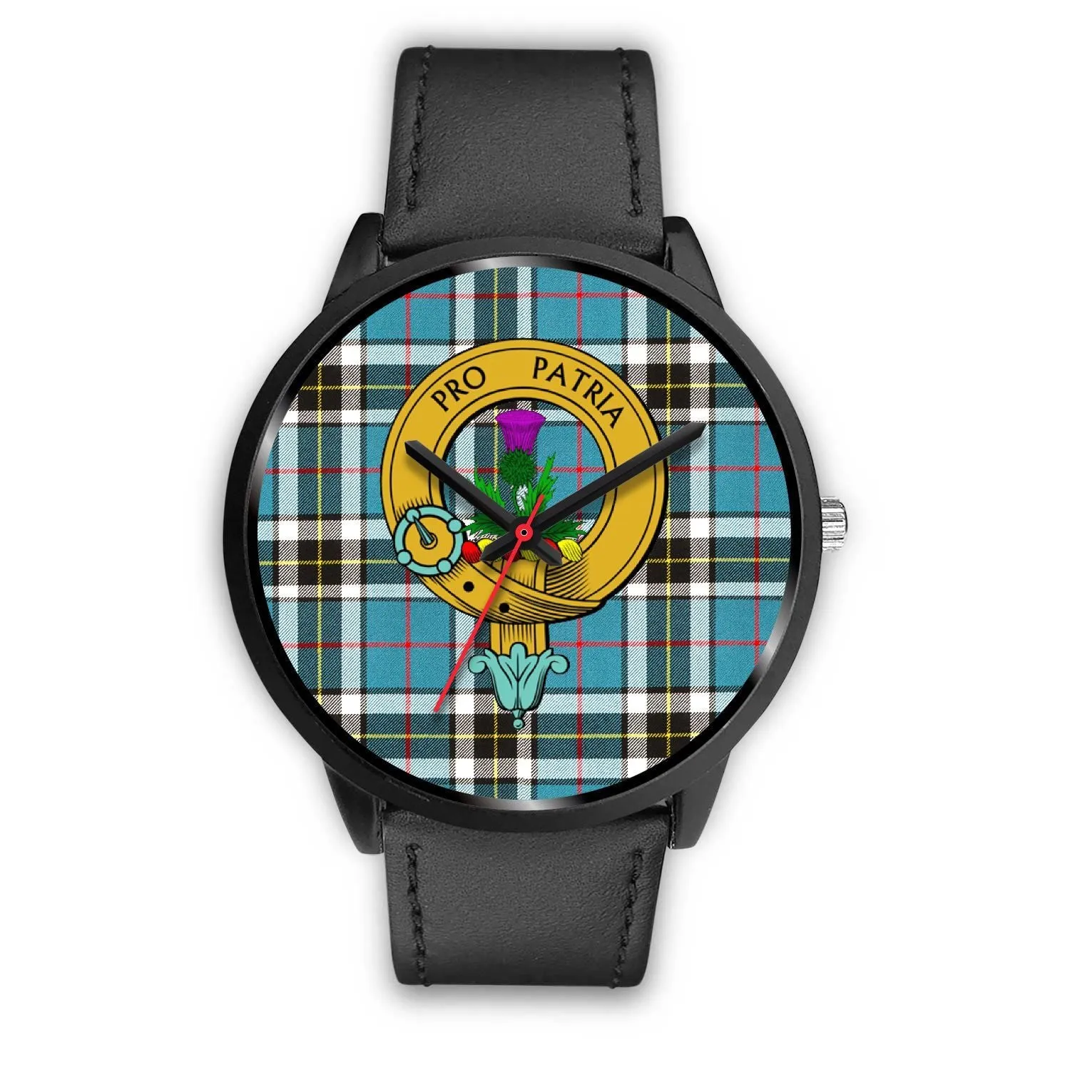 Thomson Clan Badge Tartan Black Watch