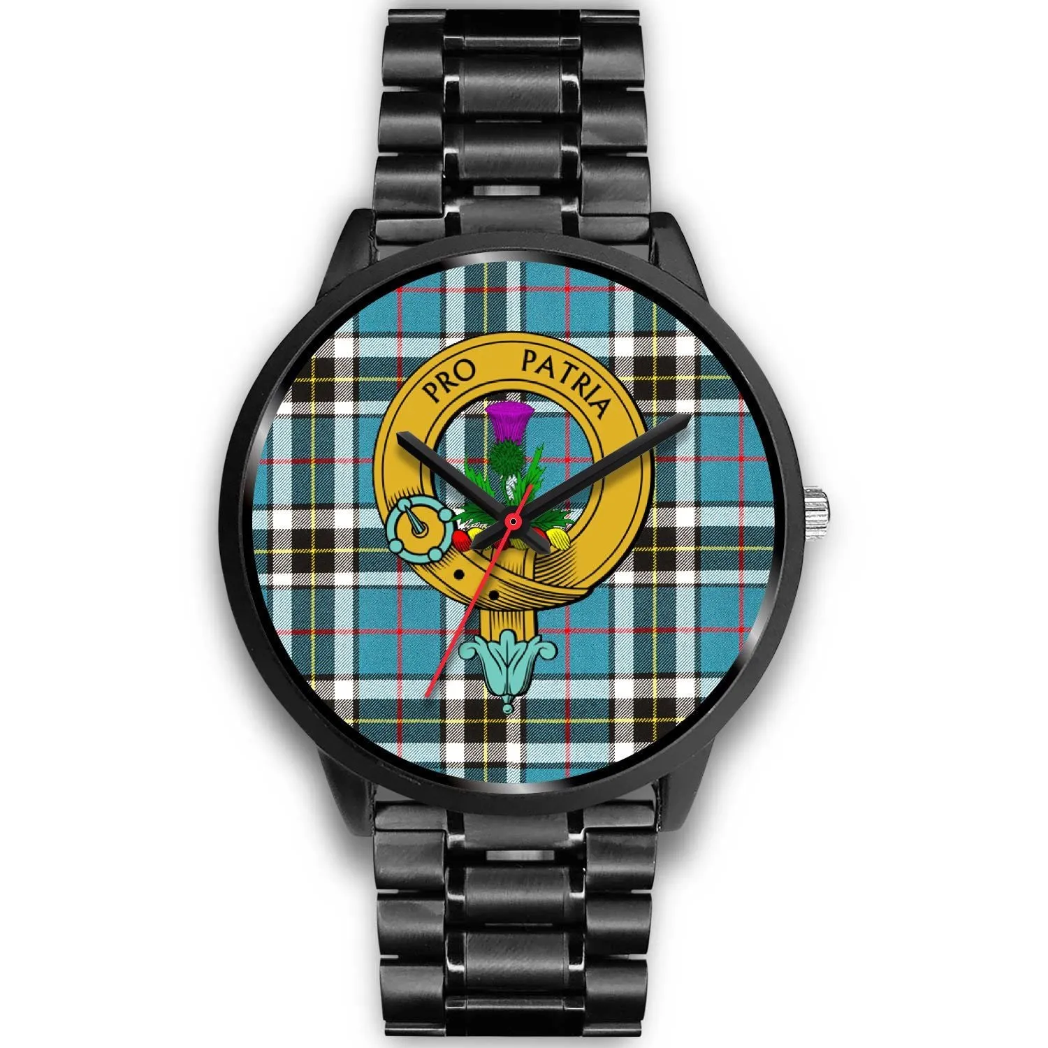 Thomson Clan Badge Tartan Black Watch