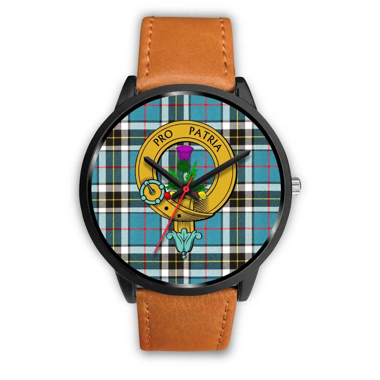 Thomson Clan Badge Tartan Black Watch
