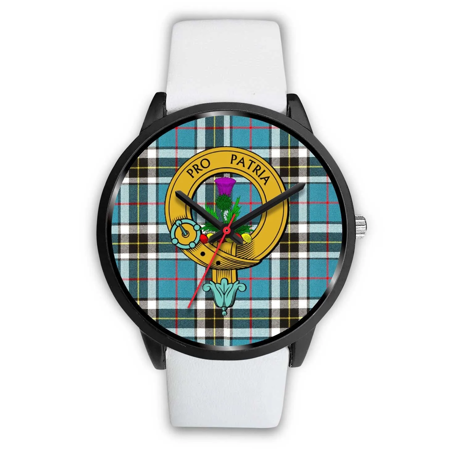 Thomson Clan Badge Tartan Black Watch