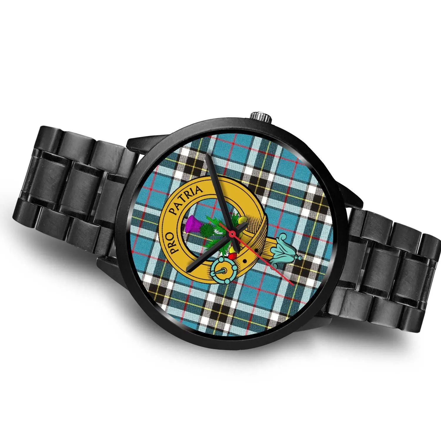 Thomson Clan Badge Tartan Black Watch
