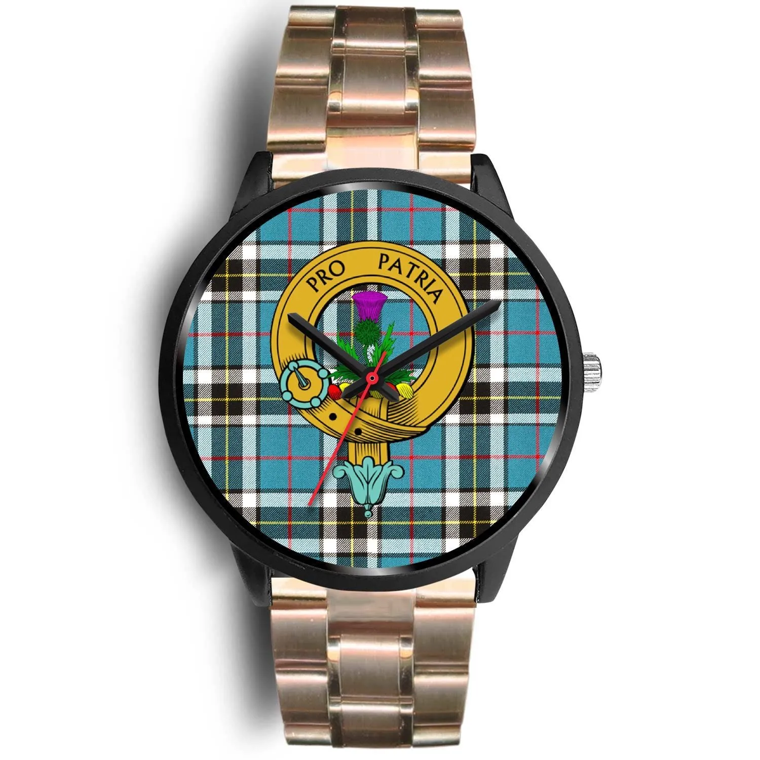 Thomson Clan Badge Tartan Black Watch
