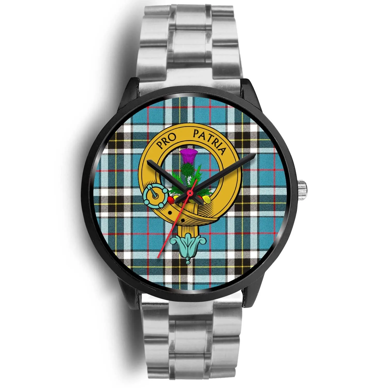 Thomson Clan Badge Tartan Black Watch