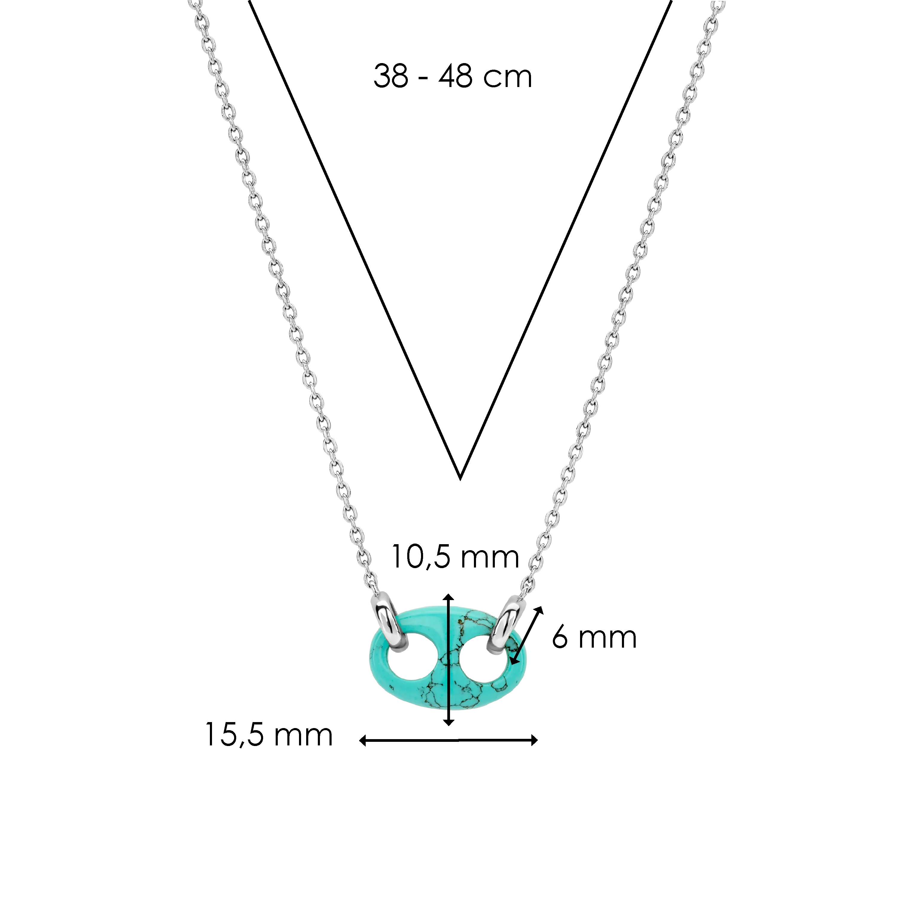 TI SENTO Necklace 3987TQ