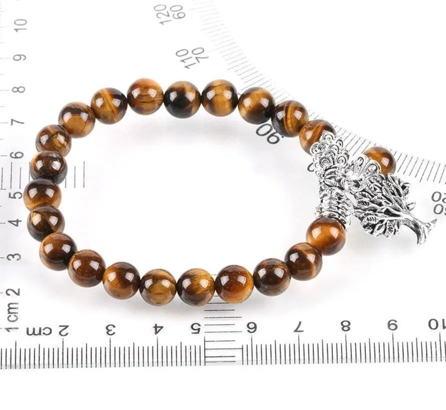 Tiger Eye Gemstone Reiki Yoga Beads Bracelets