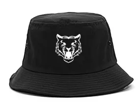 Tiger Face Outline Mens Bucket Hat