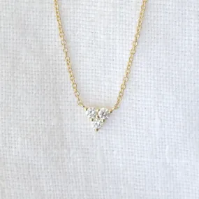 Triplet Diamond Necklace