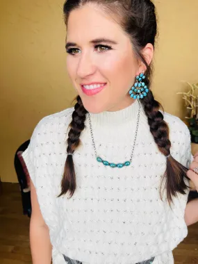Turquoise Bar Necklace