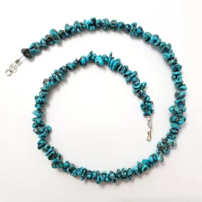 Turquoise Nugget Necklace - 18" Long