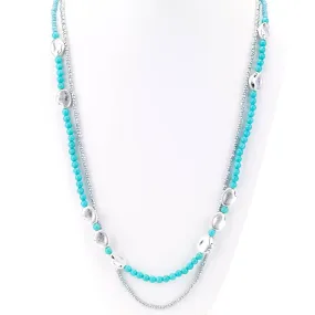 Turquoise Silver Necklace