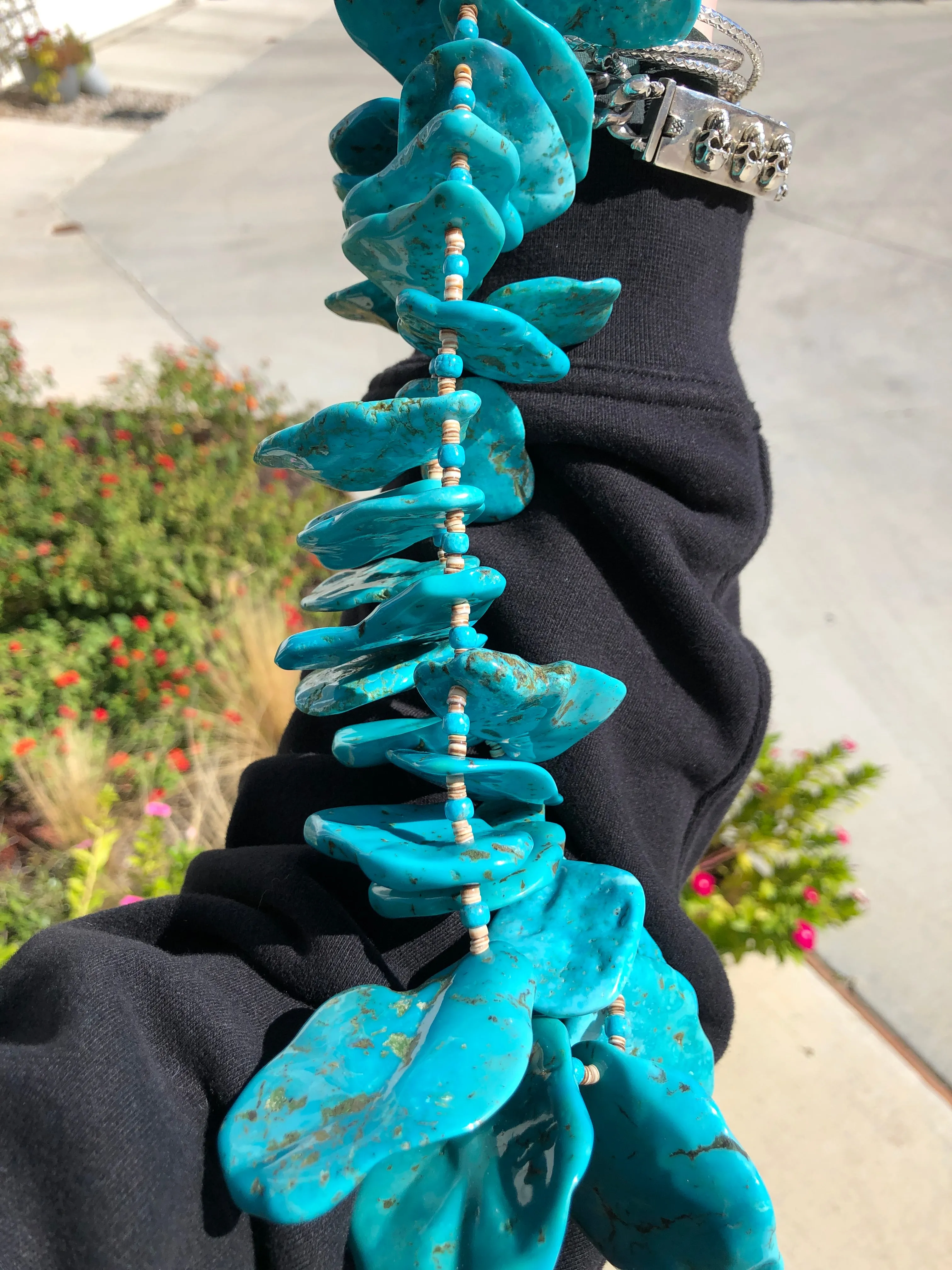 Turquoise Slab Necklace