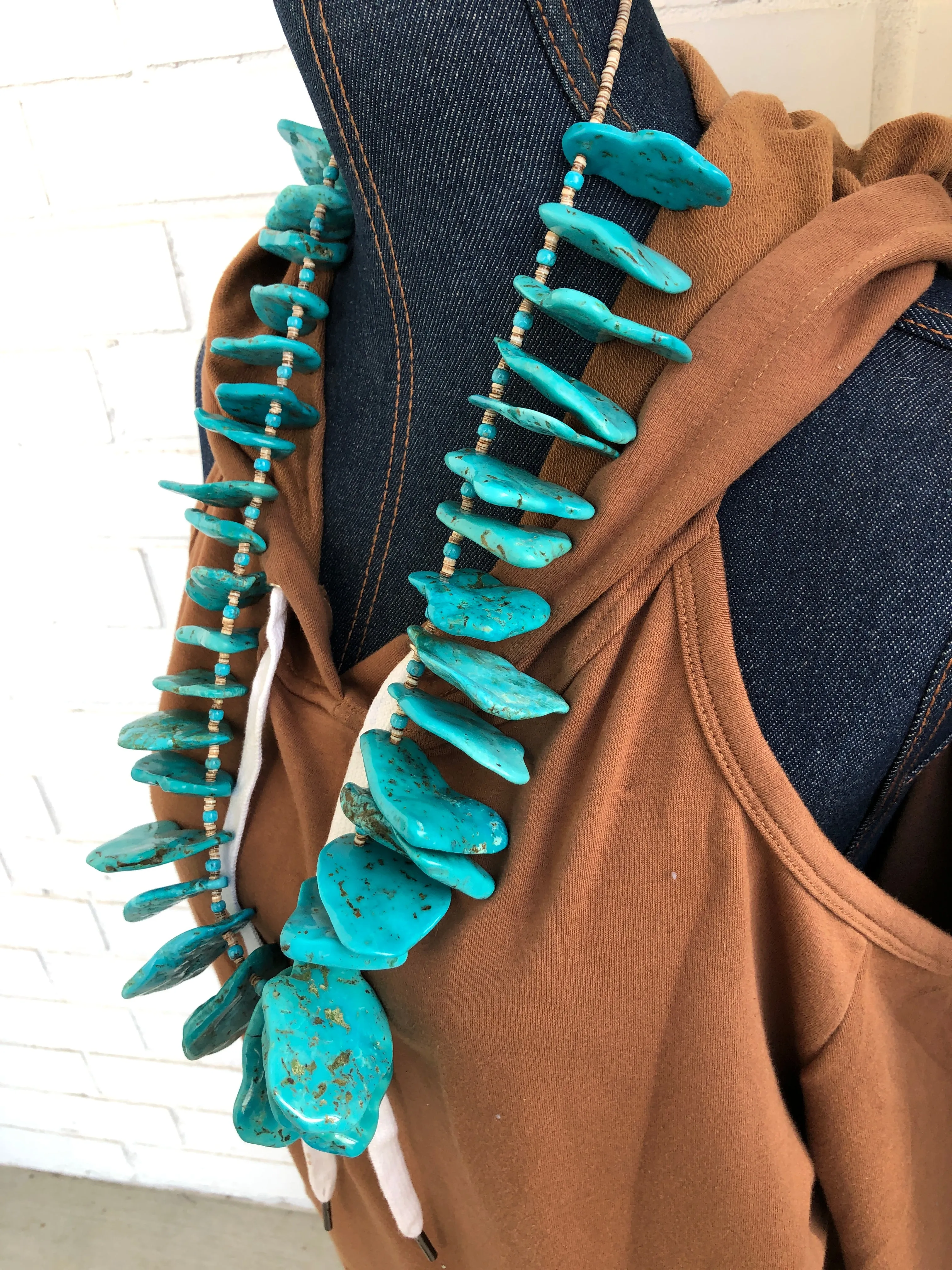 Turquoise Slab Necklace
