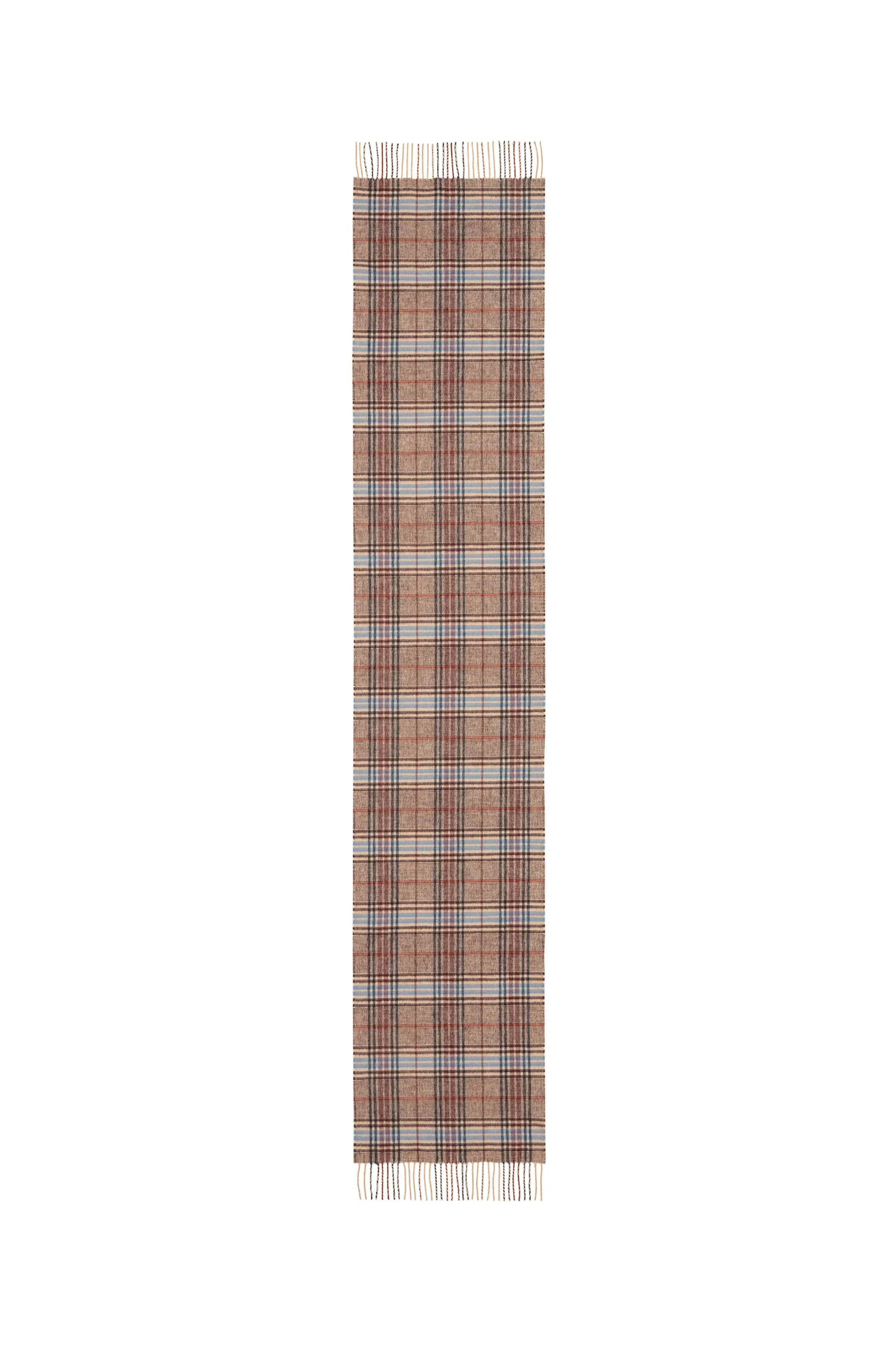 Tweed Check Merino Scarf