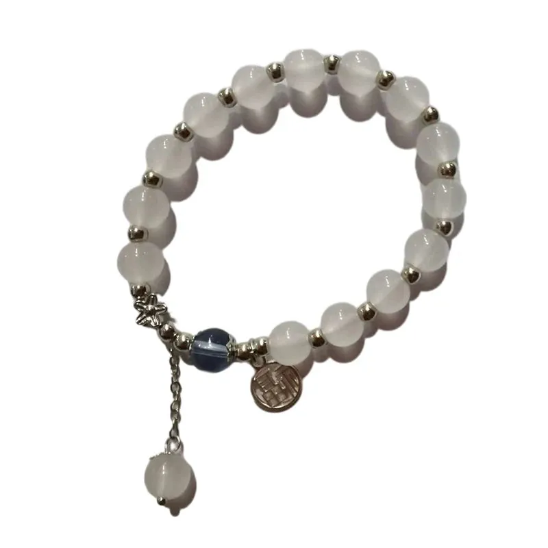 Unique Fashion Firecracker Crystal Beaded Bracelet Friendship Glass Bracelets for Girls Star Moon Cloud Flower Jewelry