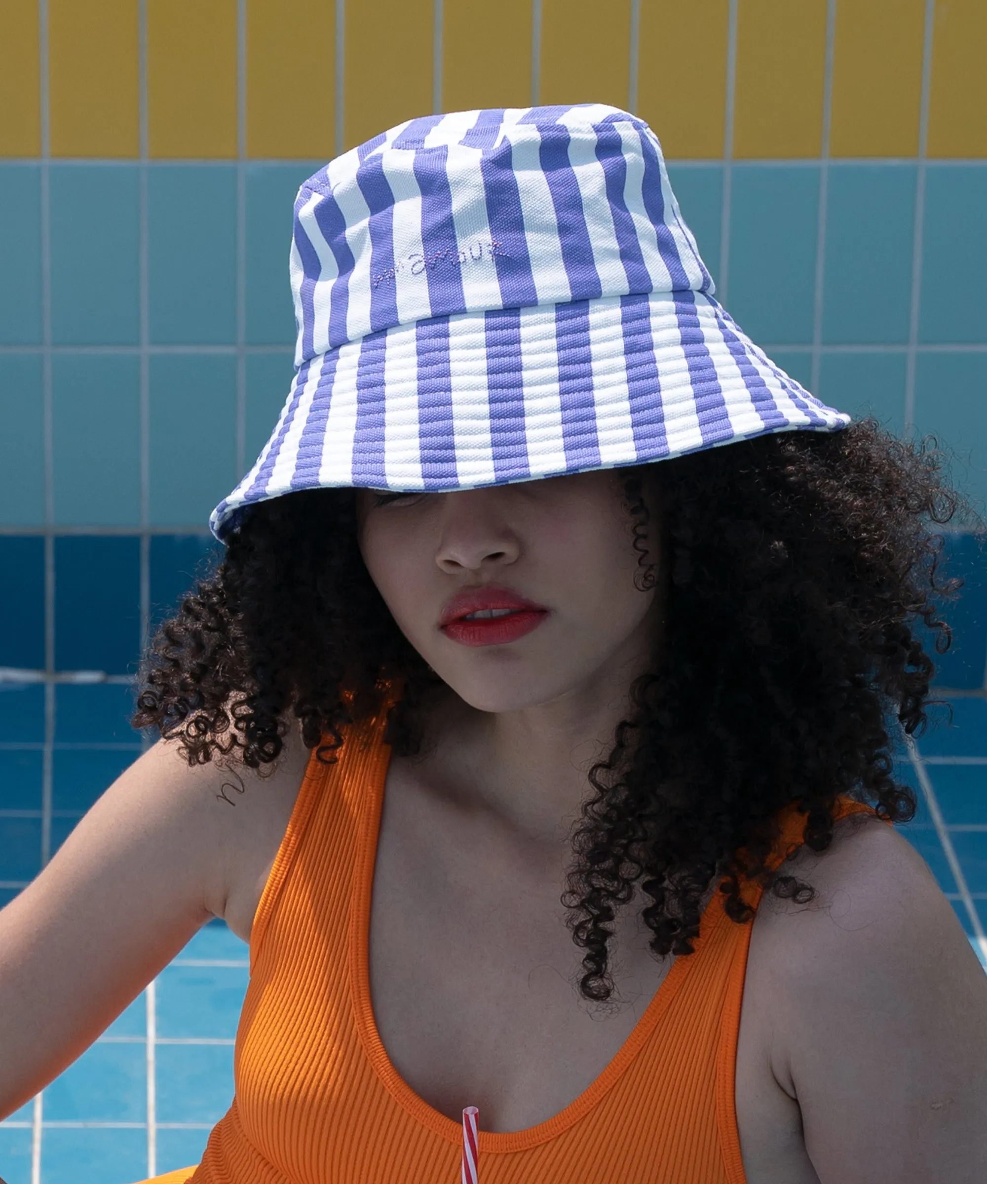 Vitamin Brunch Bucket Hat Violet