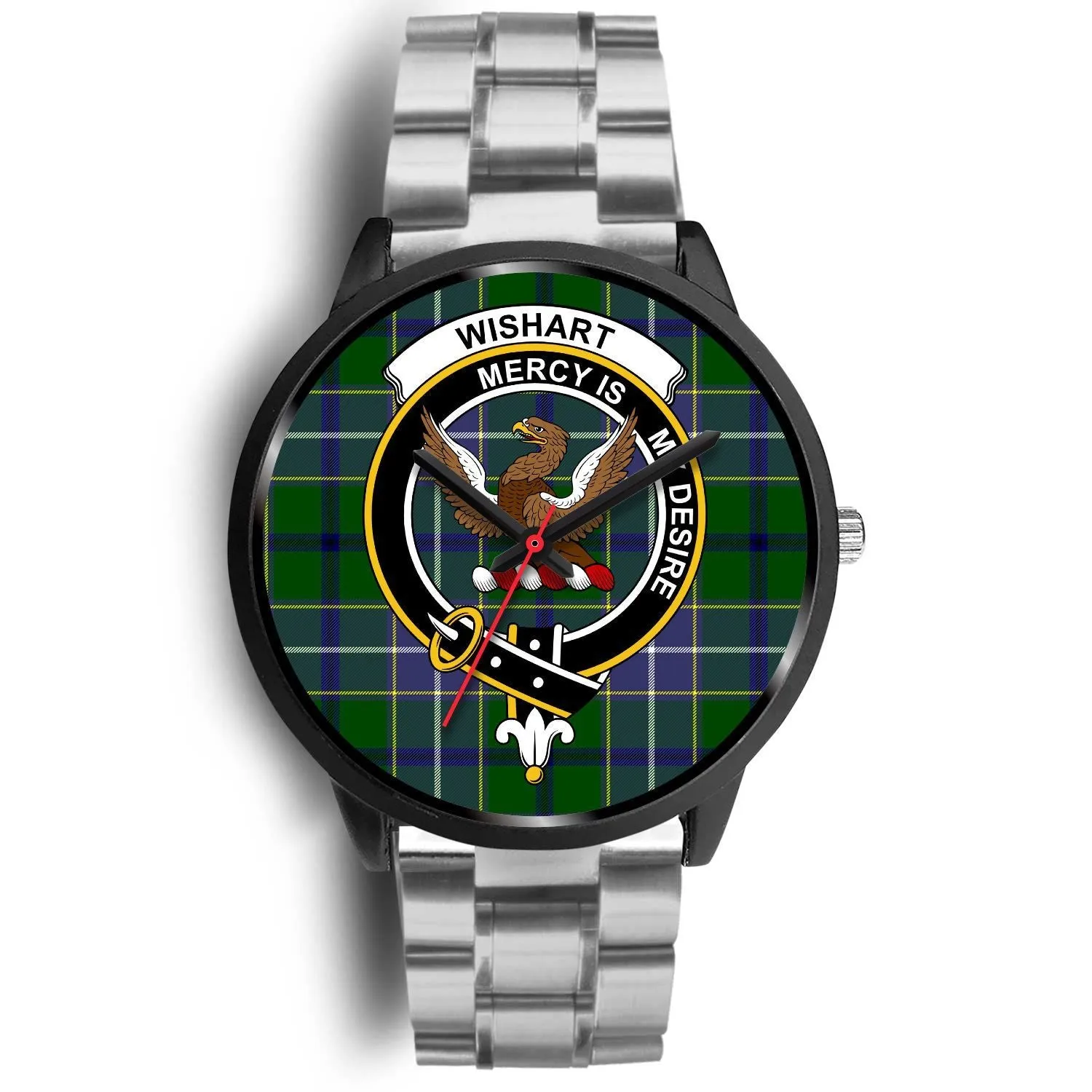 Wishart Hunting Clan Badge Tartan Black Watch