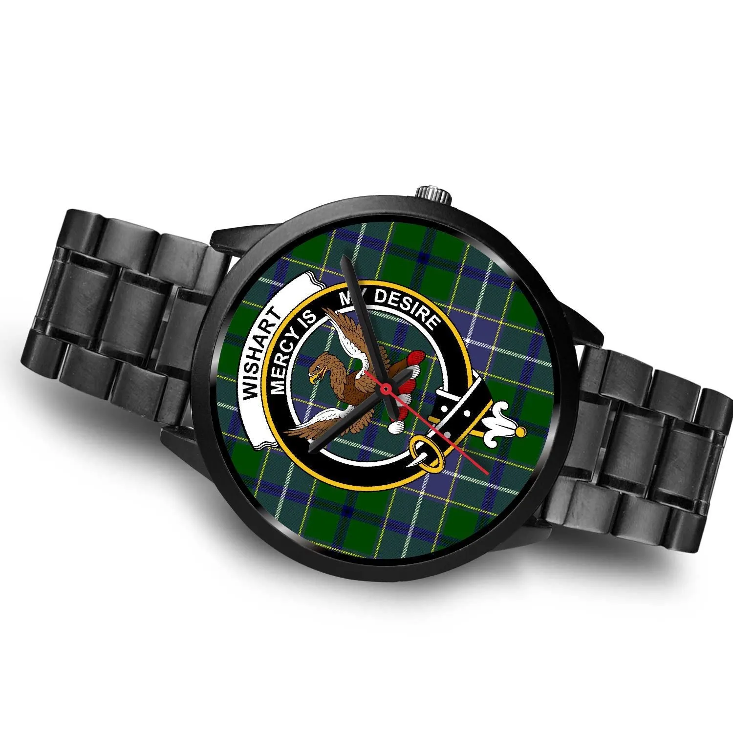 Wishart Hunting Clan Badge Tartan Black Watch