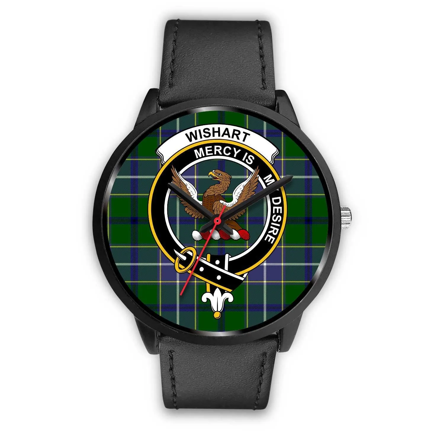 Wishart Hunting Clan Badge Tartan Black Watch