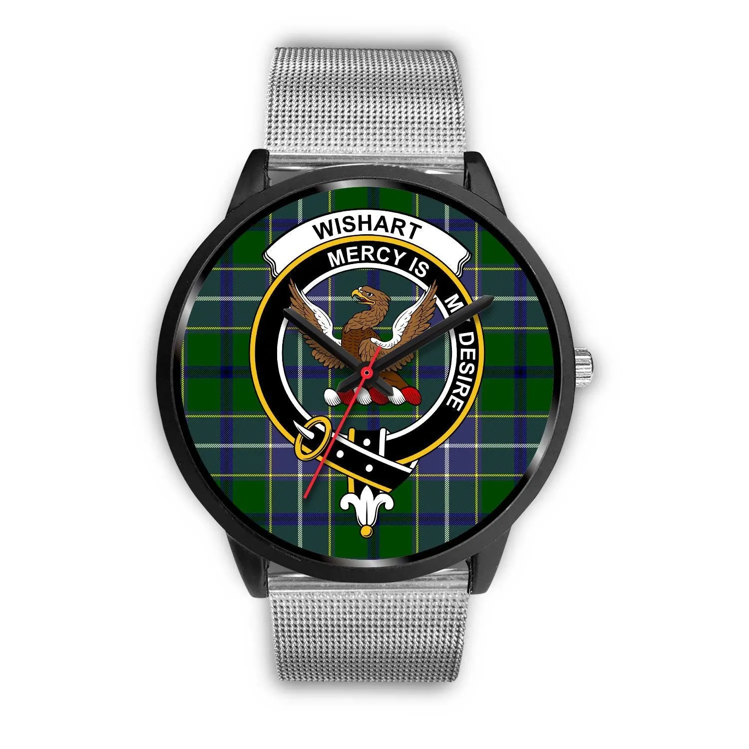 Wishart Hunting Clan Badge Tartan Black Watch