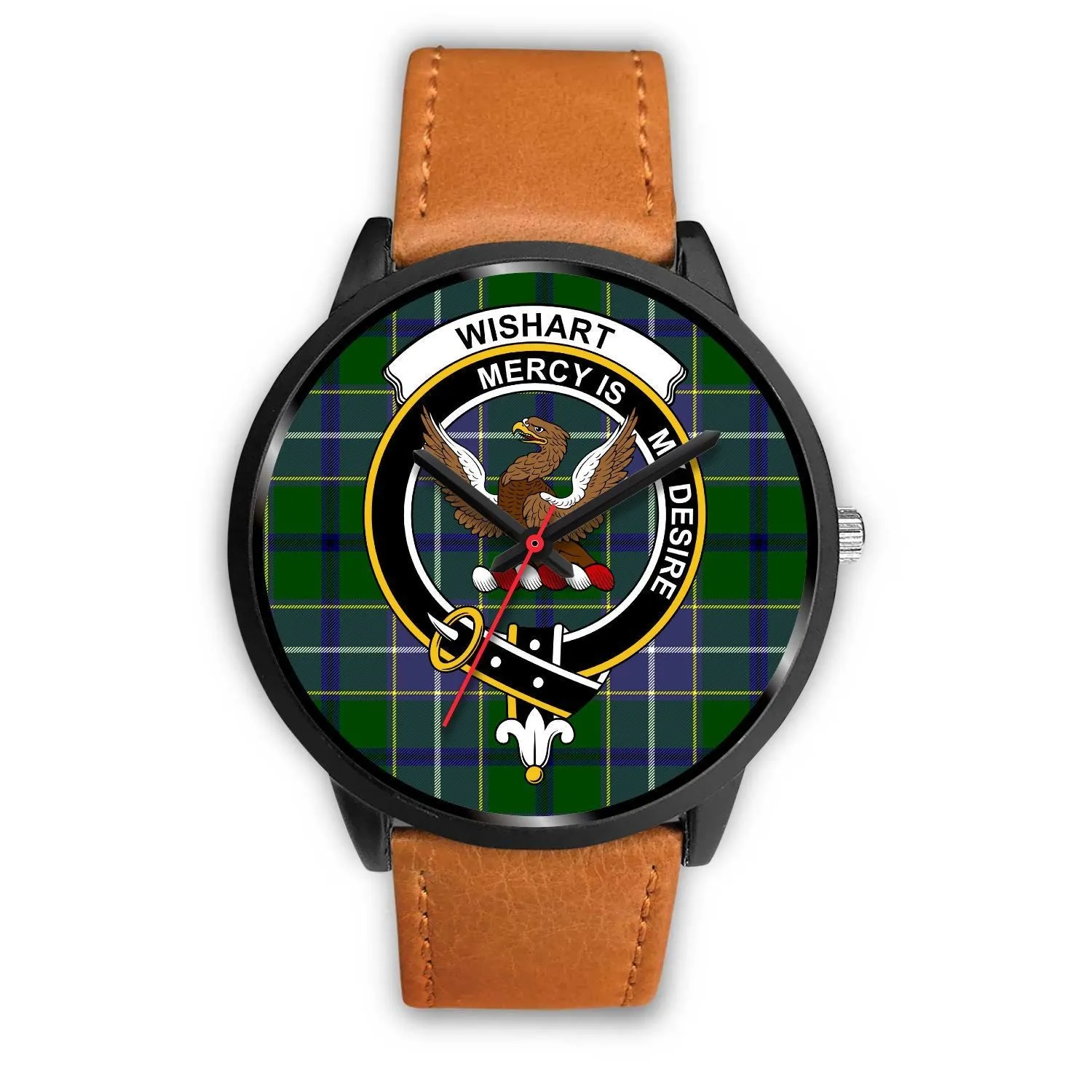 Wishart Hunting Clan Badge Tartan Black Watch