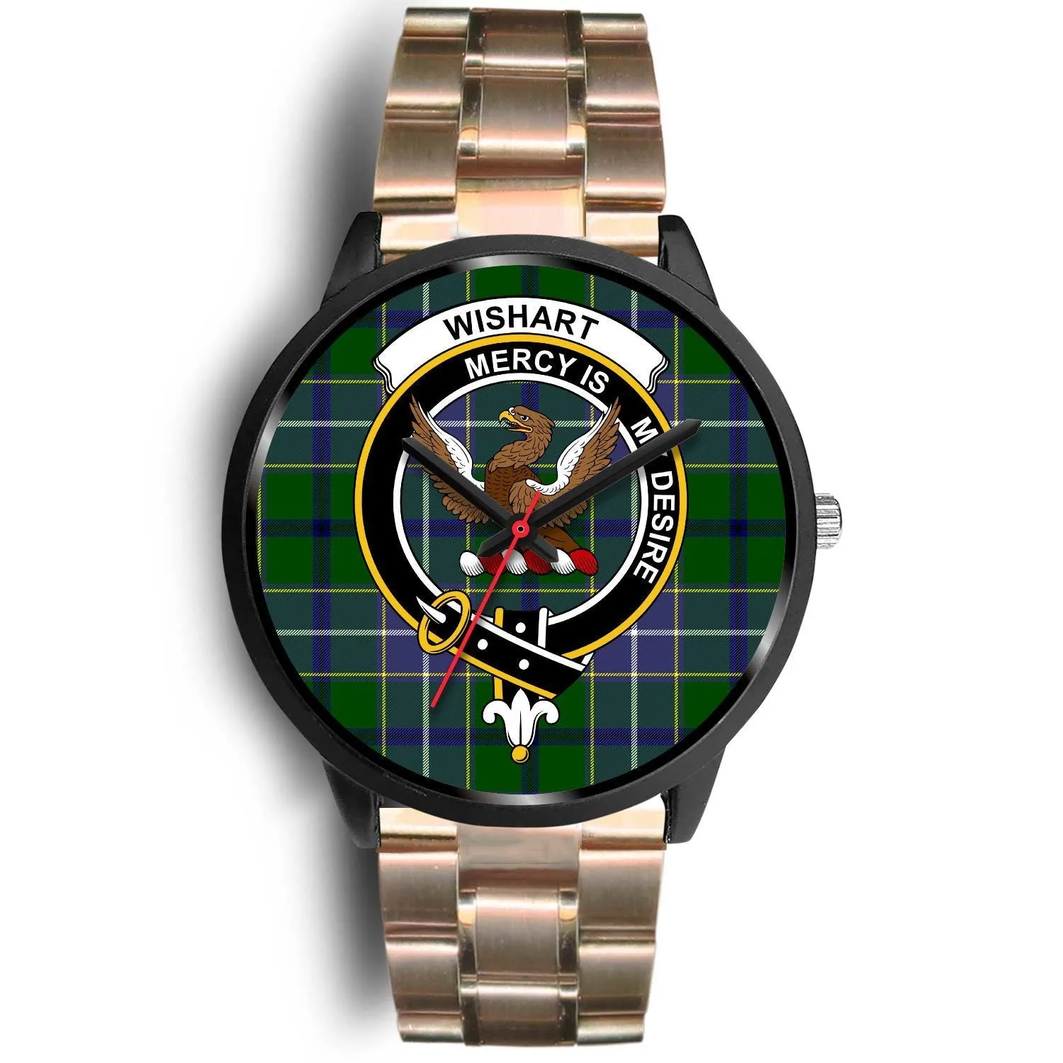 Wishart Hunting Clan Badge Tartan Black Watch