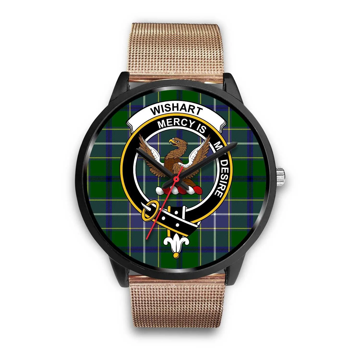 Wishart Hunting Clan Badge Tartan Black Watch
