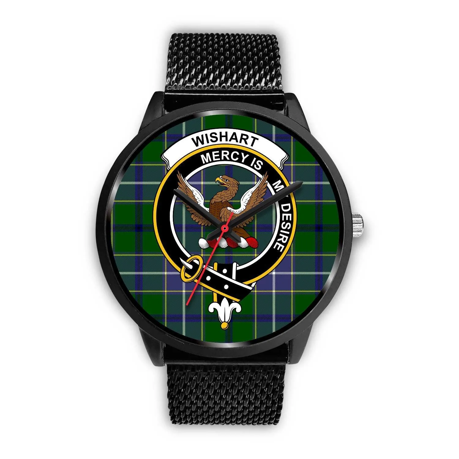 Wishart Hunting Clan Badge Tartan Black Watch